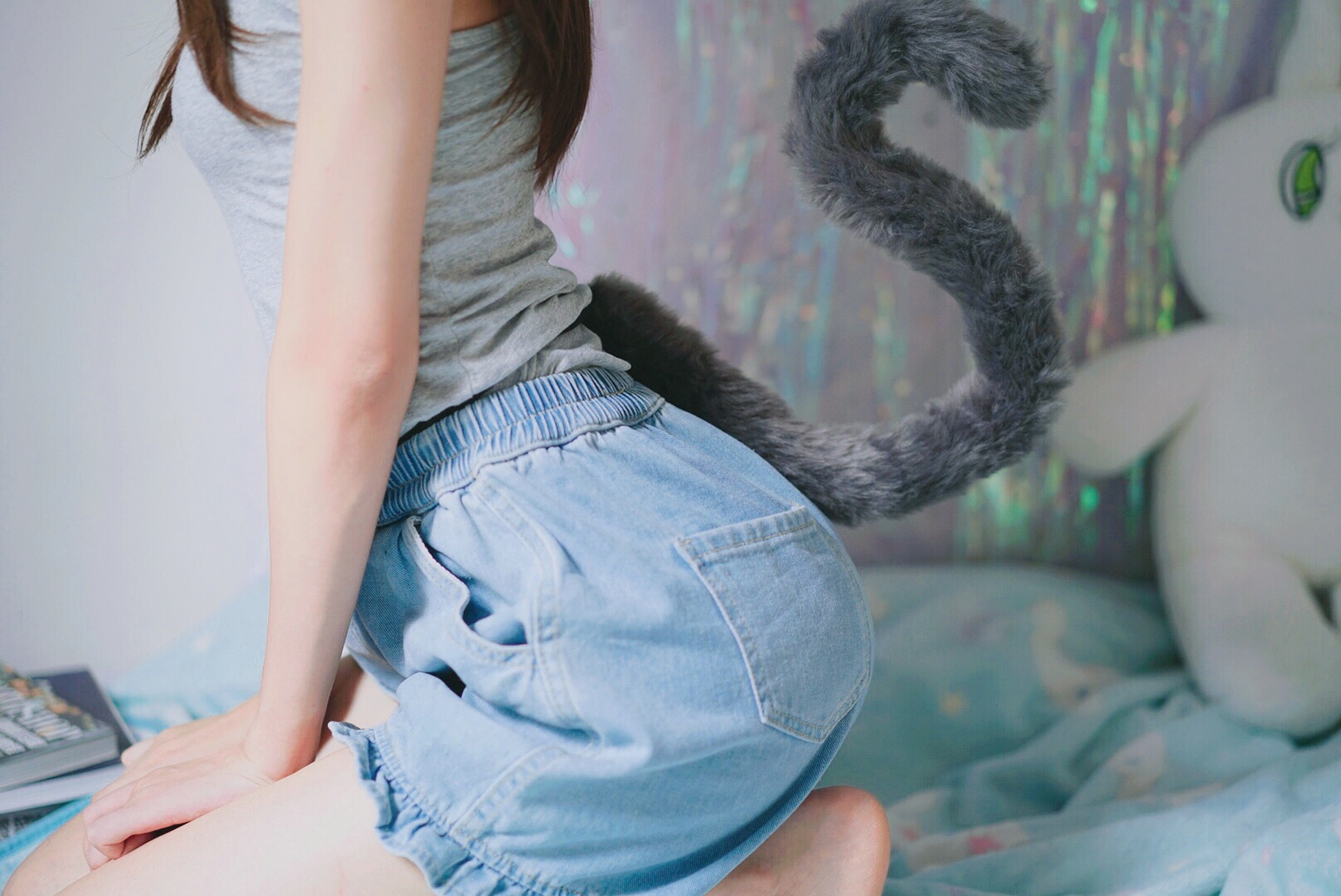 图片[1]-眼酱大魔王w – NO.028灰尾猫系[14P]-XikXak